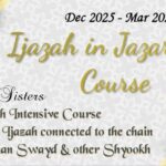 Ijazah in Jazariyyah Course